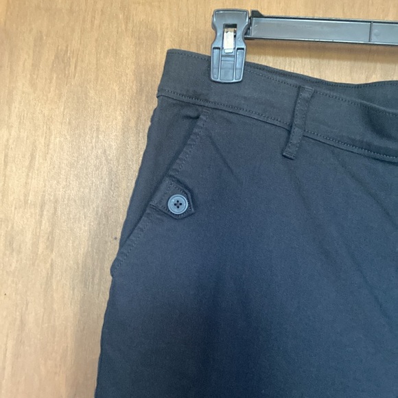 Croft & barrow mid rise wide leg black pant with stretch size XXL - Picture 13 of 17